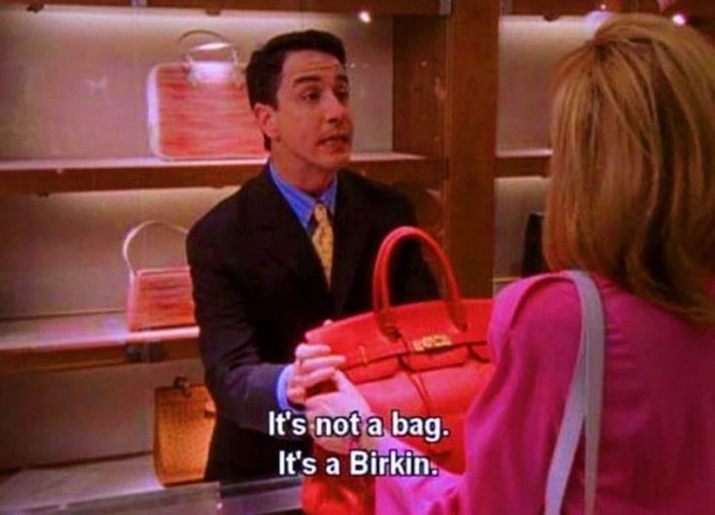 Samantha Jones, Birkin