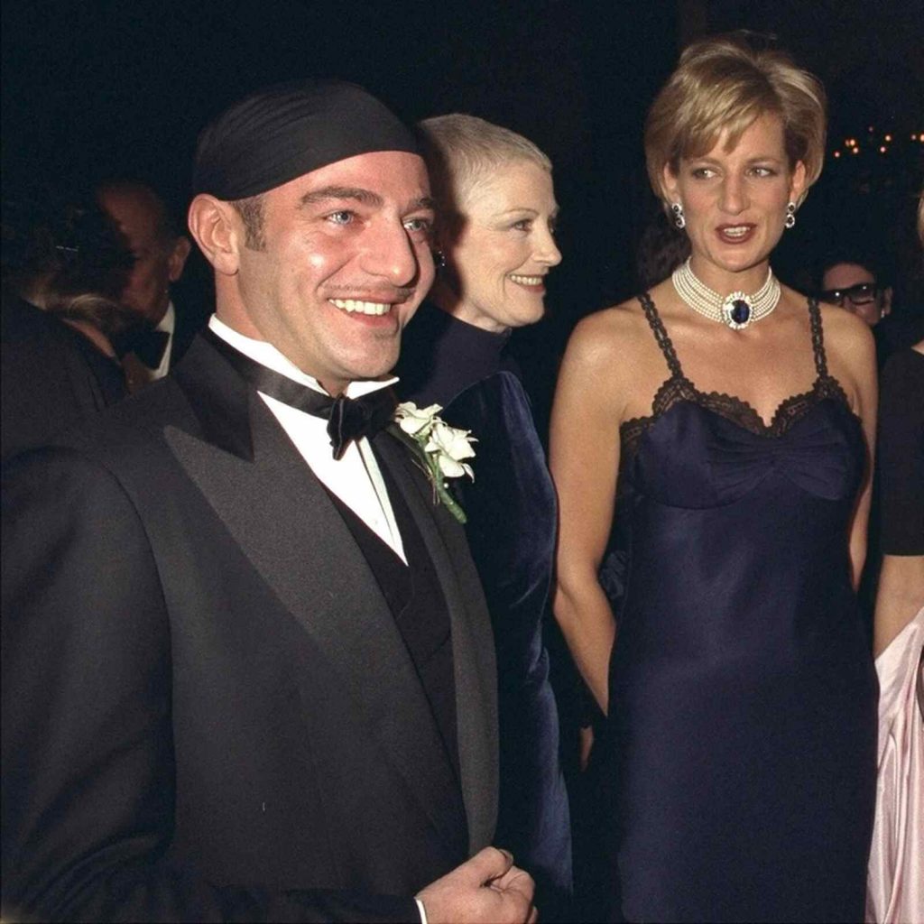 Lady Di con John Galliano, MET Gala 1996