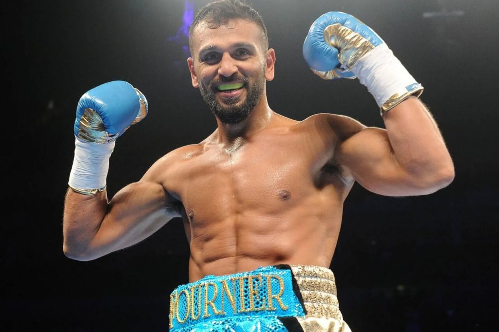 Joe Fournier en su faceta como boxeador