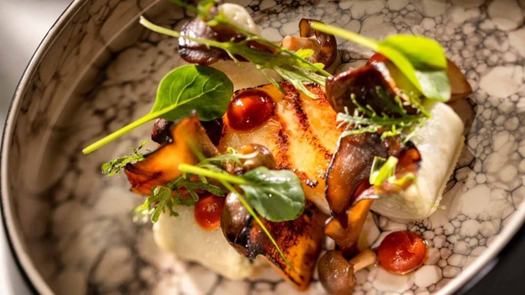 Plato del restaurante Victoria&Albert's de Disney