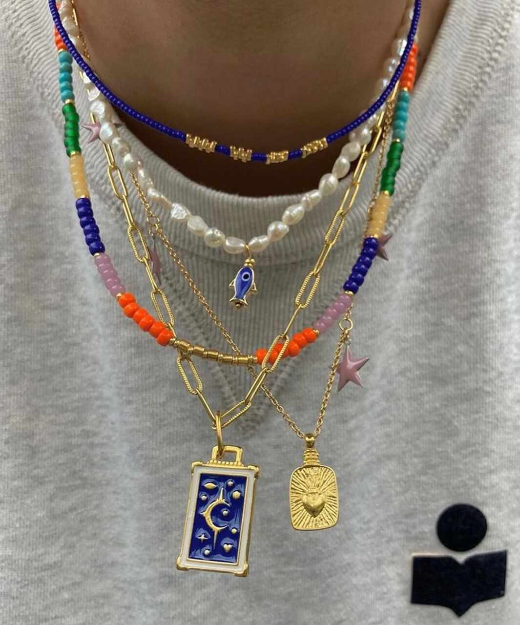joyas coloridas tendencia