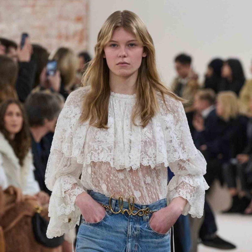 Camisa de Chlo&egrave; estilo boho