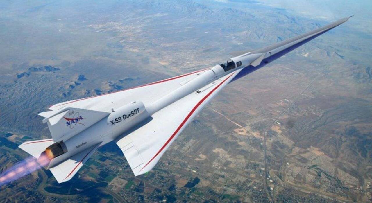 Avi&oacute;n supers&oacute;nico, x59, NASA