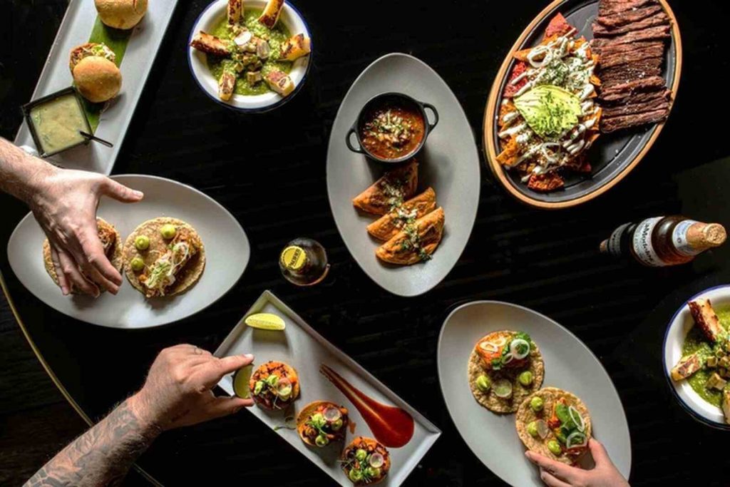 Platos del restaurantes mexicanos de Madrid Itzac