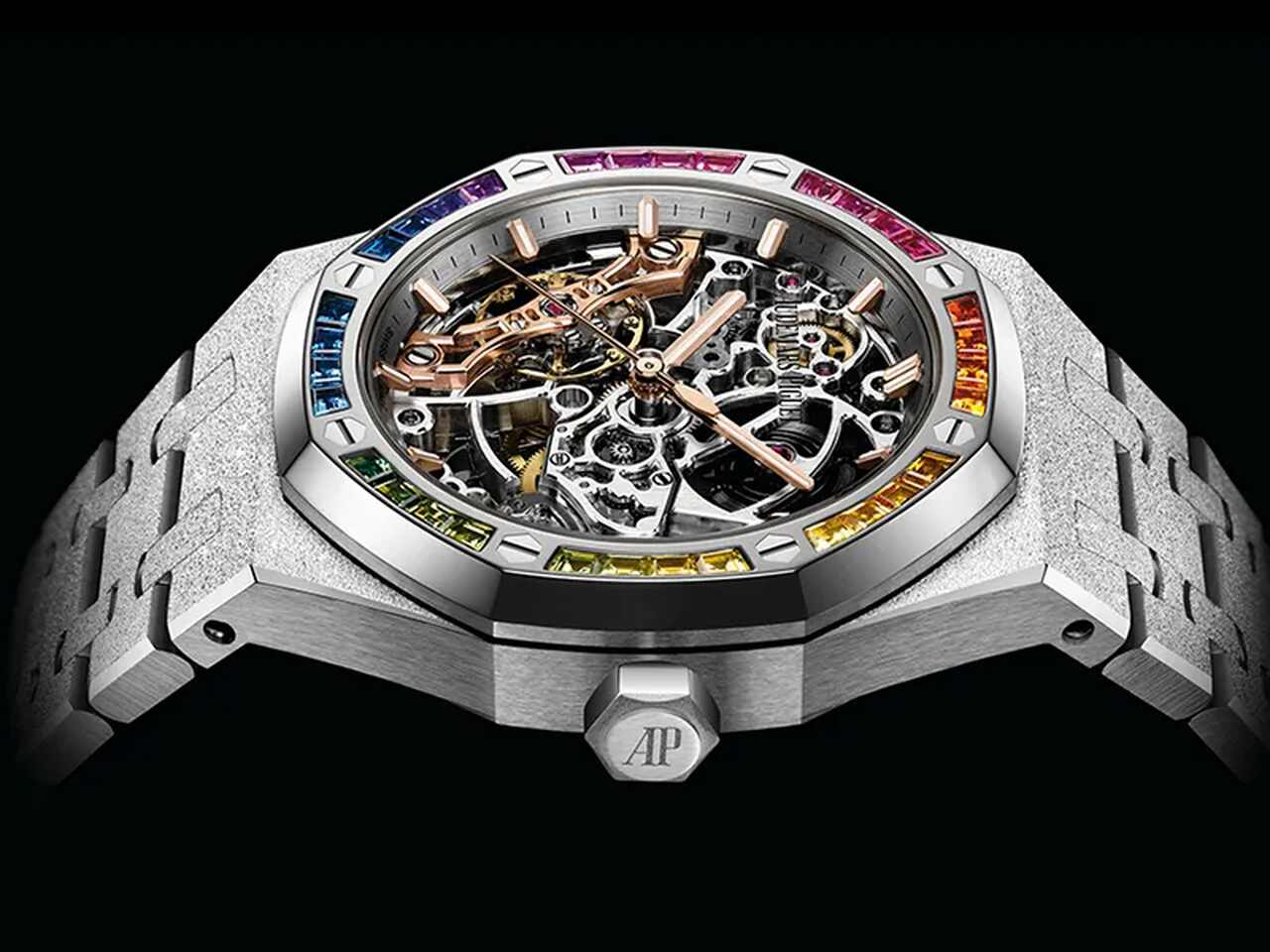 Royal Oak Frosted Gold Doble Volante Esqueletizado, Audemars Piguet