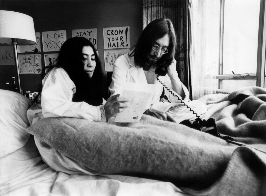 John Lennon y Yoko Ono