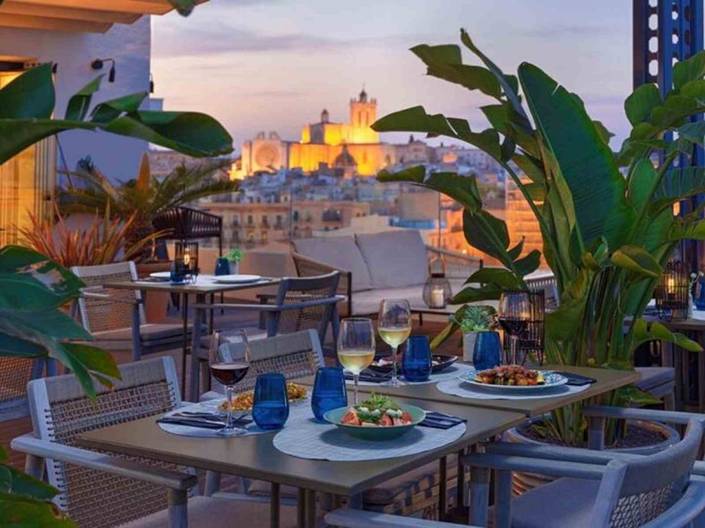 Terraza hotel de lujo H10 Tarragona