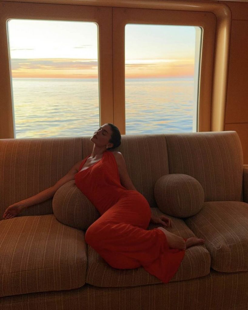 Kylie Jenner, geffer, megayate, baleares, mallorca