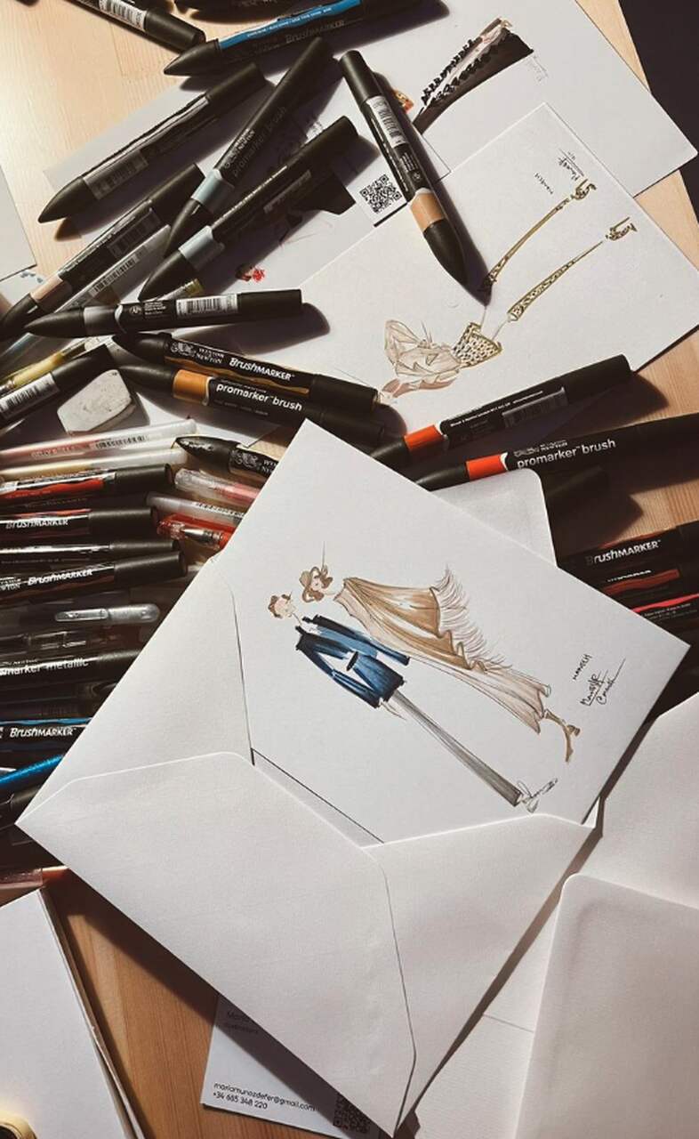 mar&iacute;a mu&ntilde;oz ilustraciones moda