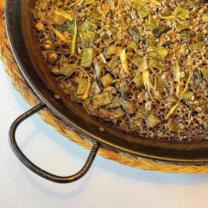 Arroz con verduras, restaurante Berlanga