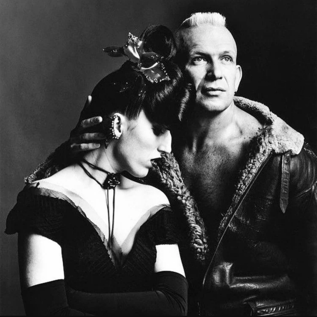 Rossy de Palma con Jean Paul Gautier.
