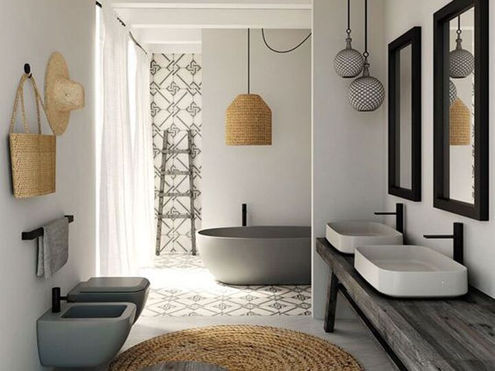 Ba&ntilde;os de casas de lujo