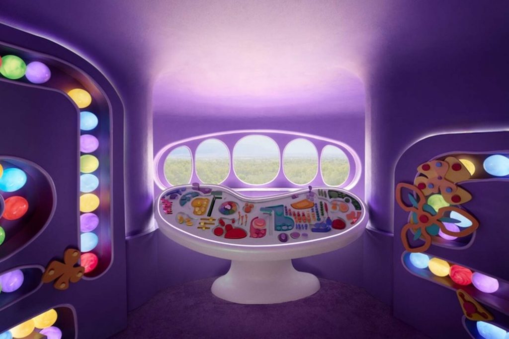 Panel de control en la casa de Inside Out