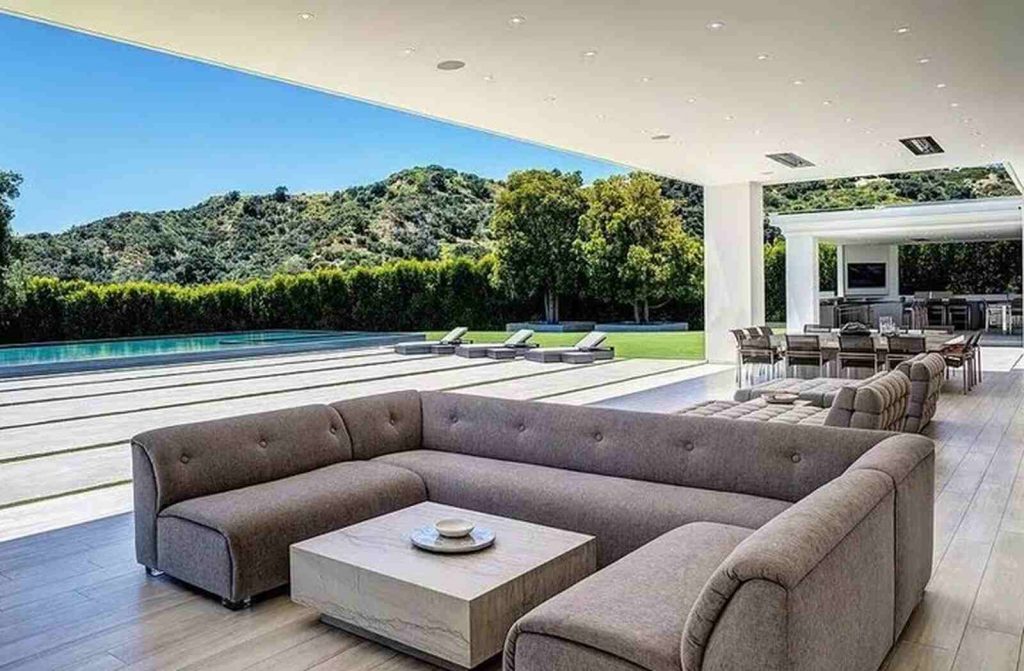 Terraza mansi&oacute;n JLo y Ben Affleck