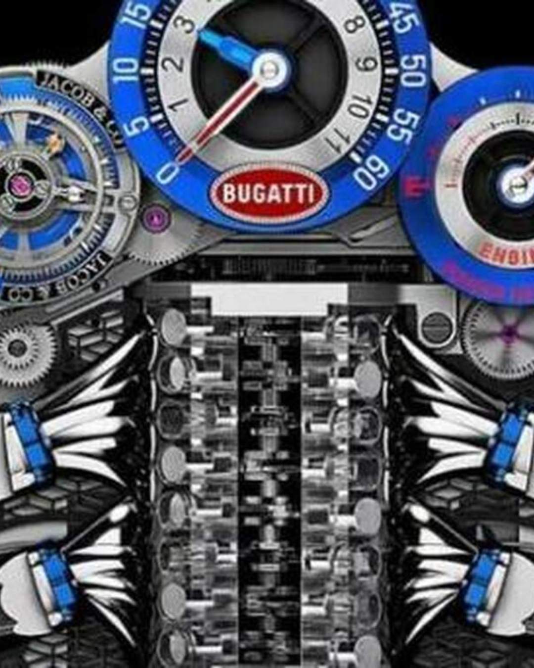 Esqueleto reloj Bugatti