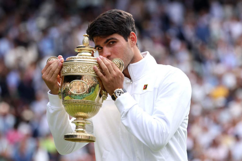 Carlos Alcaraz, Rolex, Wimbledon, Novak Djokovic