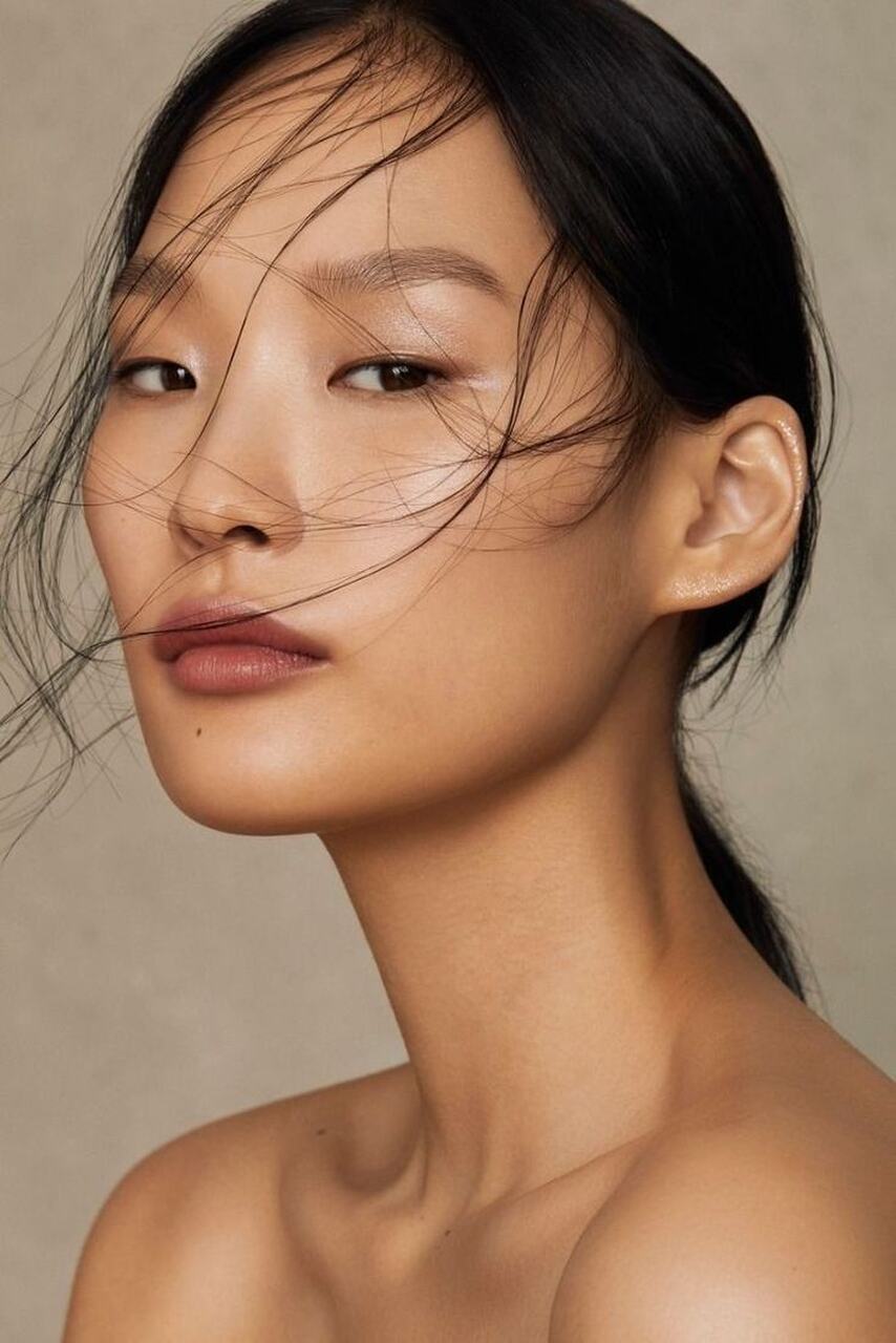 Japonesa, piel perfecta, piel