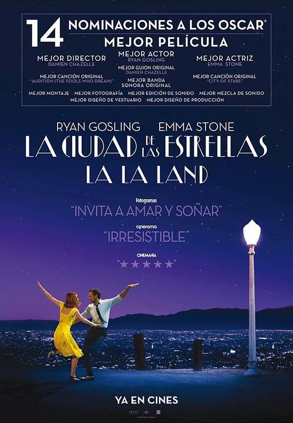 Cartel de la pel&iacute;cula de La, La Land