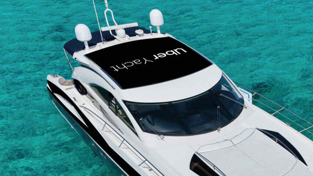 Yate de lujo en Uber