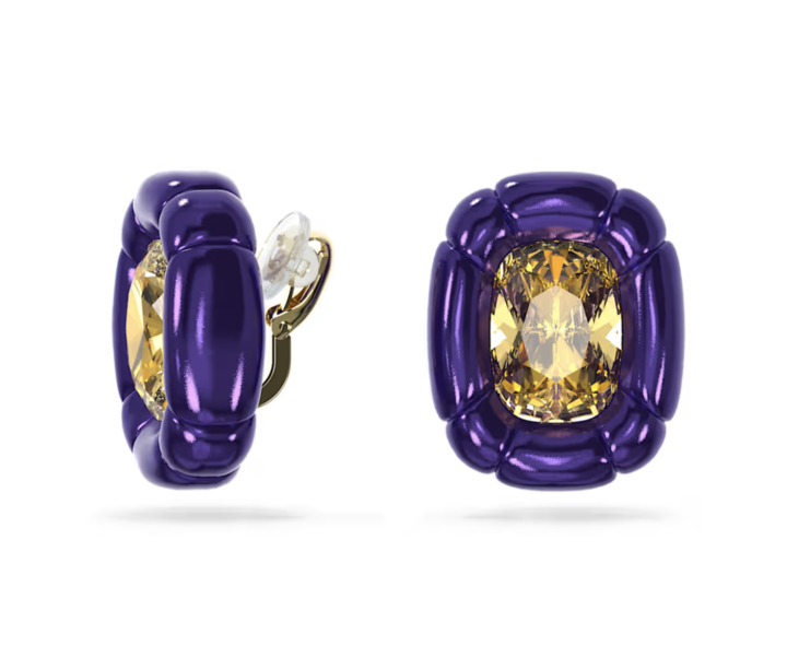 Pendientes clip vintage, Swarovski