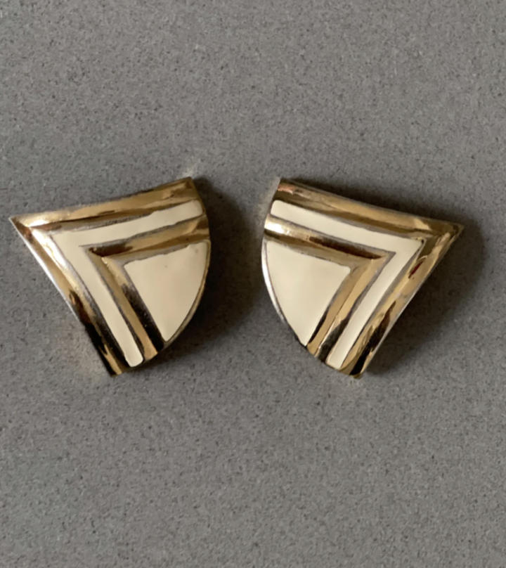 Pendientes clip vintage, Nina Ricci, Matiz