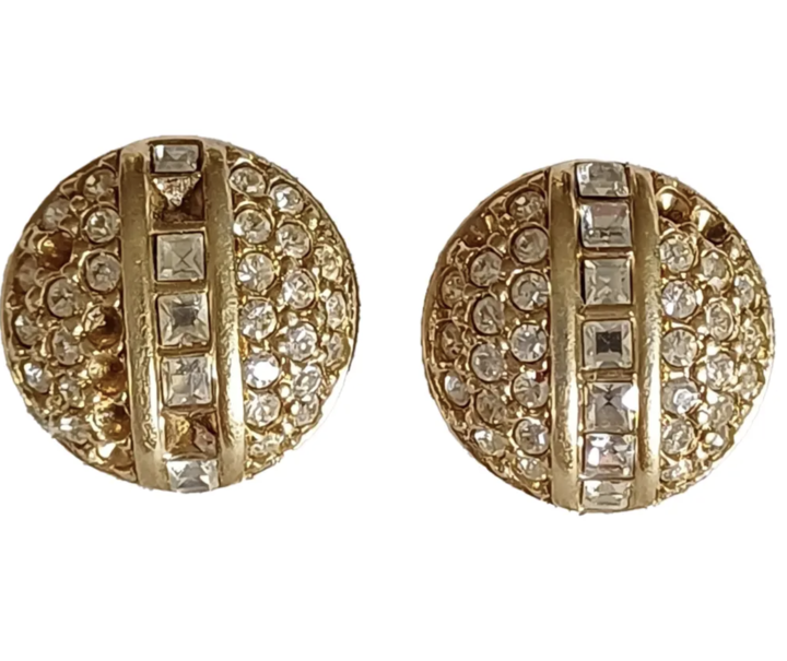 Pendientes clip vintage, Dior, Vestiaire Collective
