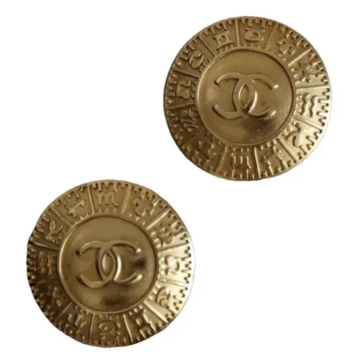 Pendientes clip vintage, Chanel, Vestiaire Collective