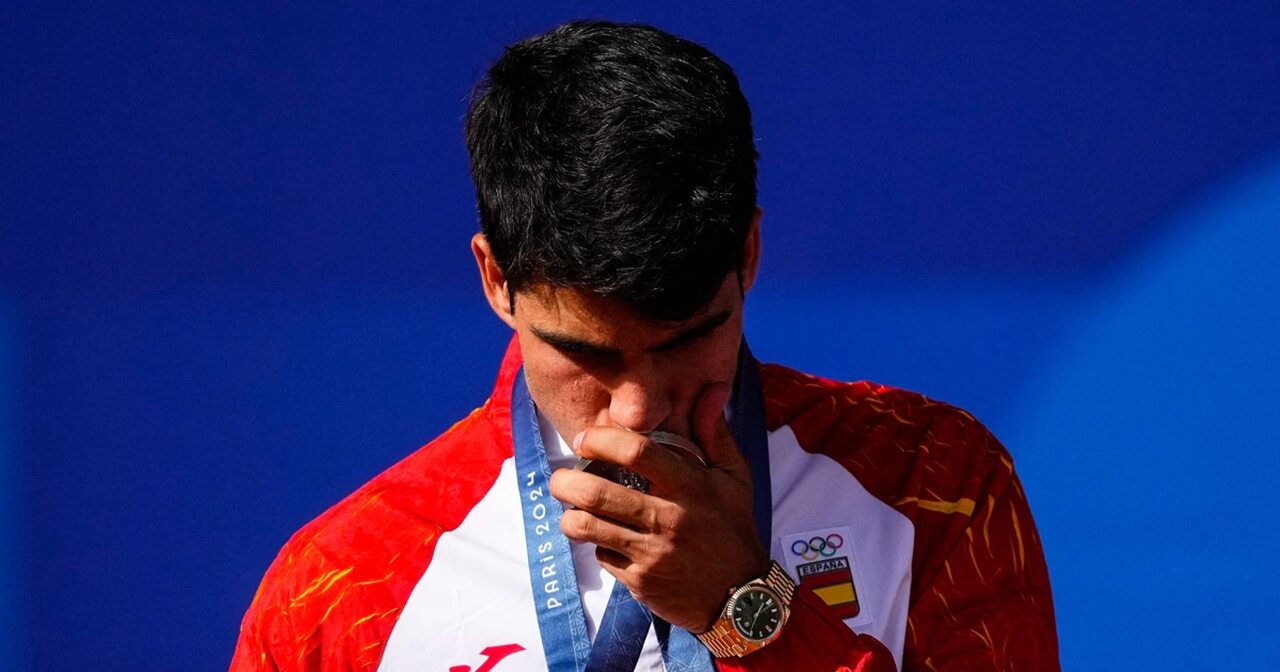 Carlos Alcaraz, Juegos Ol&iacute;mpicos, Par&iacute;s, 2024, reloj, Rolex