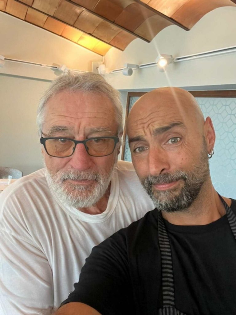 Robert De Niro y Benito G&oacute;mez, chef de Bardal