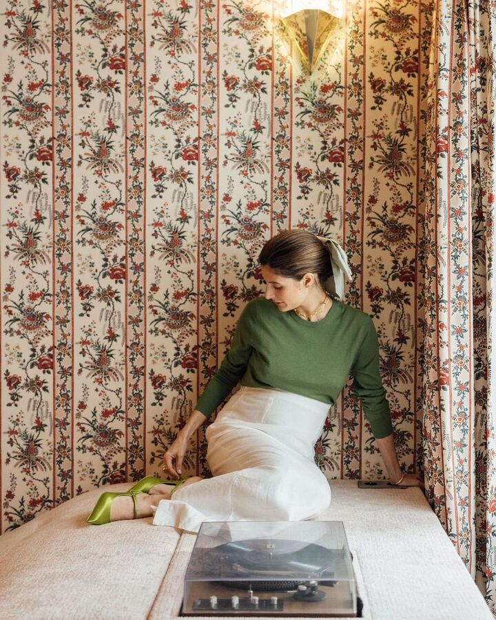 Mar&iacute;a de la Orden, verde oliva