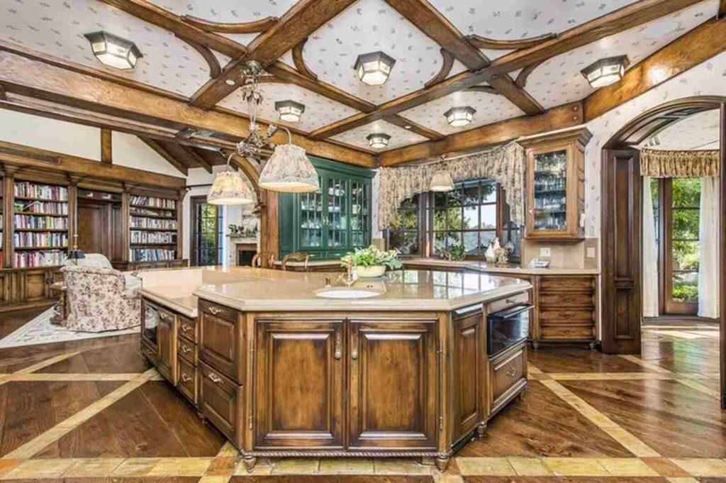 Cocina de la mansi&oacute;n de la boda de Jennifer L&oacute;pez