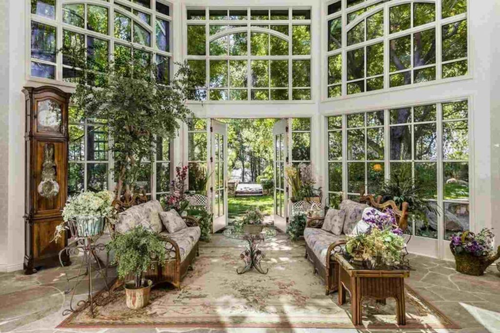 Jard&iacute;n de la mansi&oacute;n donde se cas&oacute; jennifer l&oacute;pez