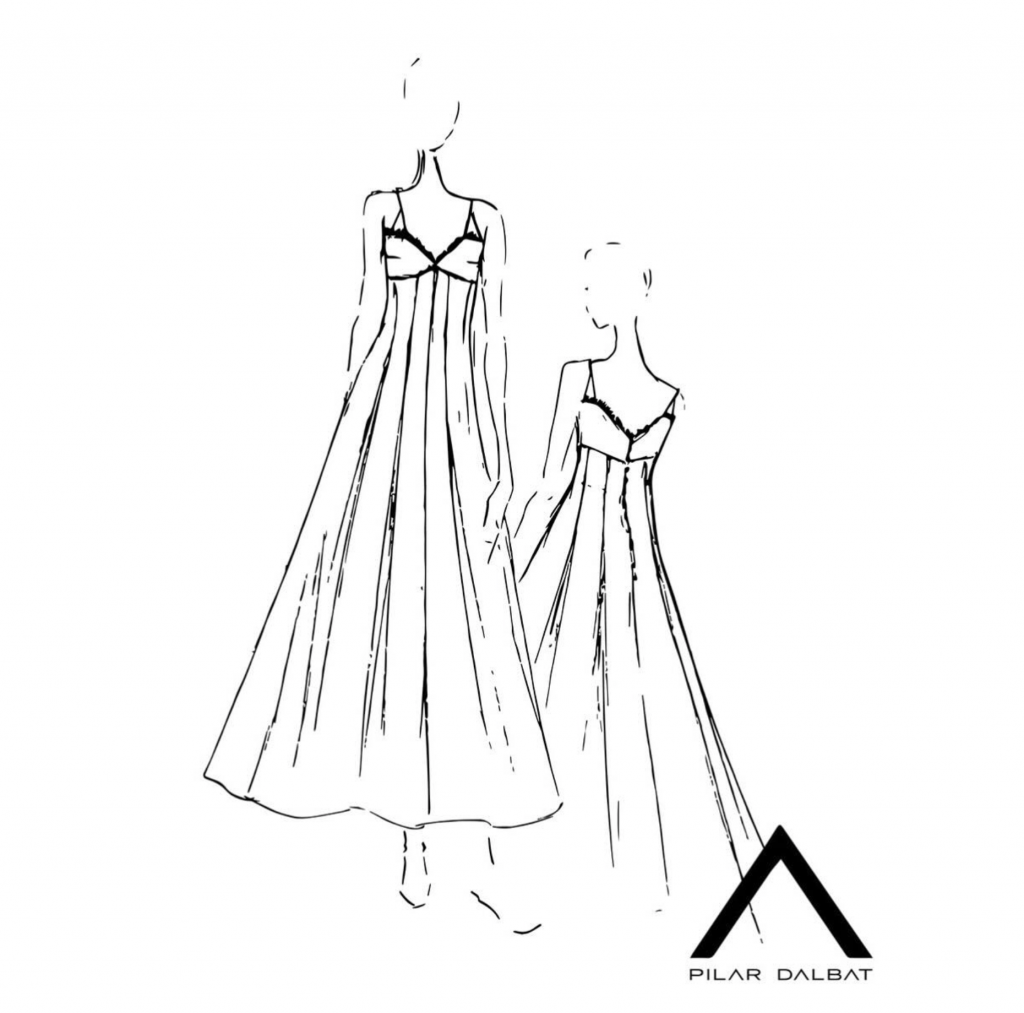 Boceto de un dise&ntilde;o de Pilar Dalbat