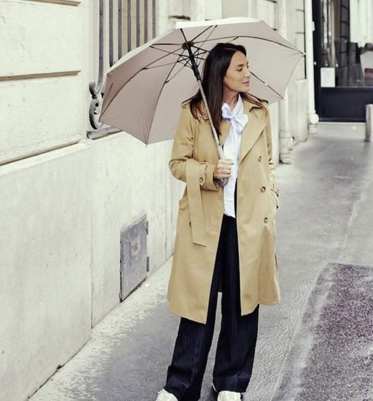 Tamara Falc&oacute;, look lluvia