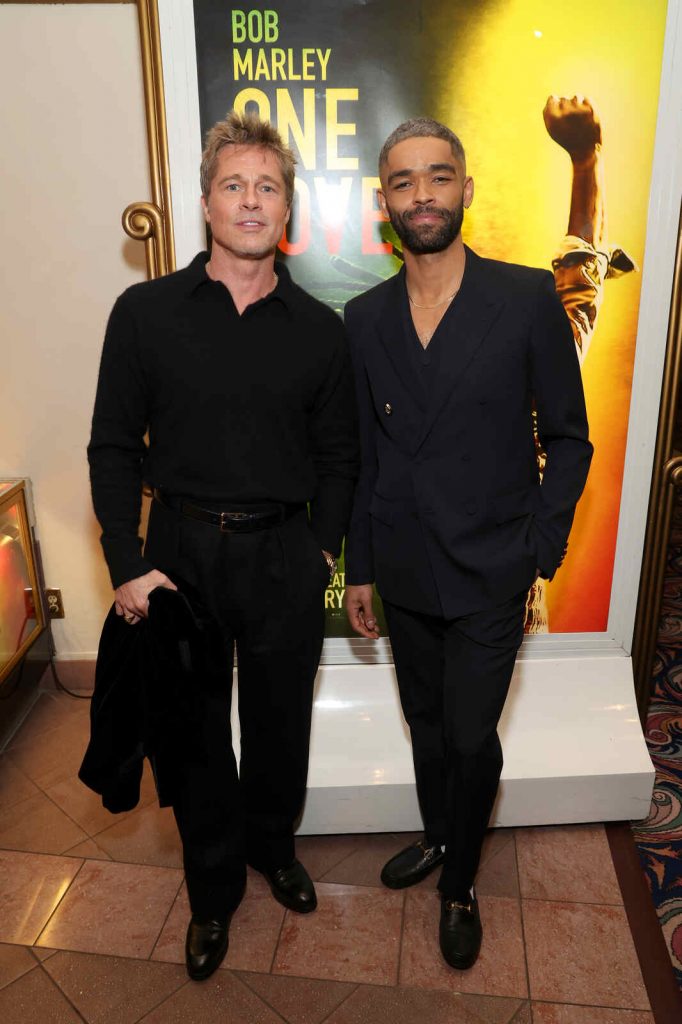 Brad Pitt en la premiere de la pel&iacute;cula de Bob Marley