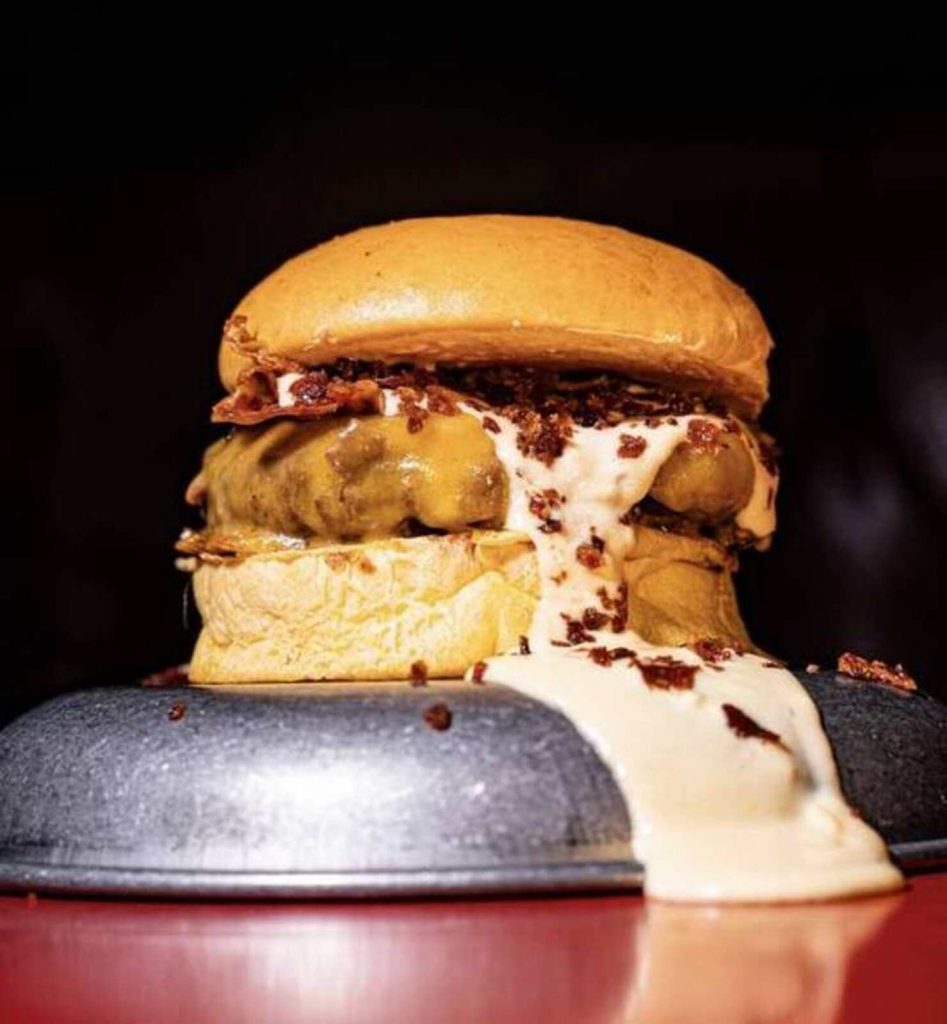 Hamburguesa de El Rancho de Santa &Aacute;frica de Donald Trump