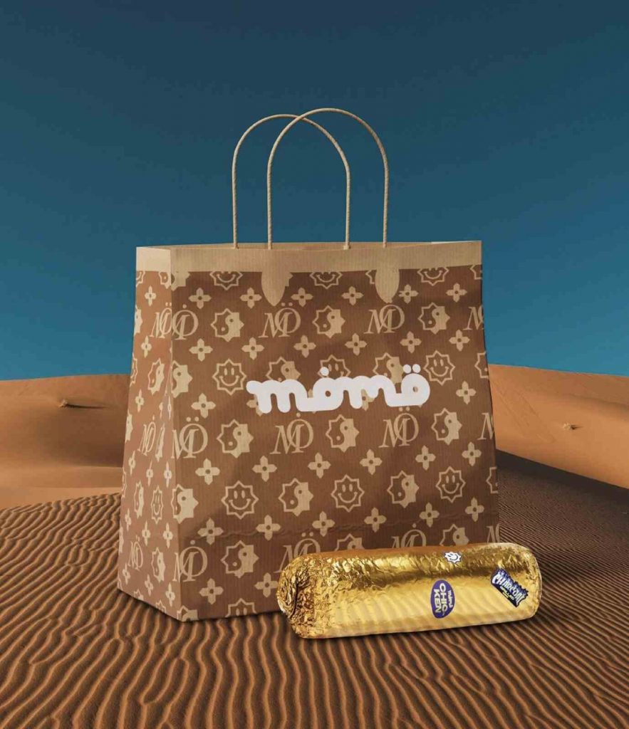 Bolsa con kebab de Momo