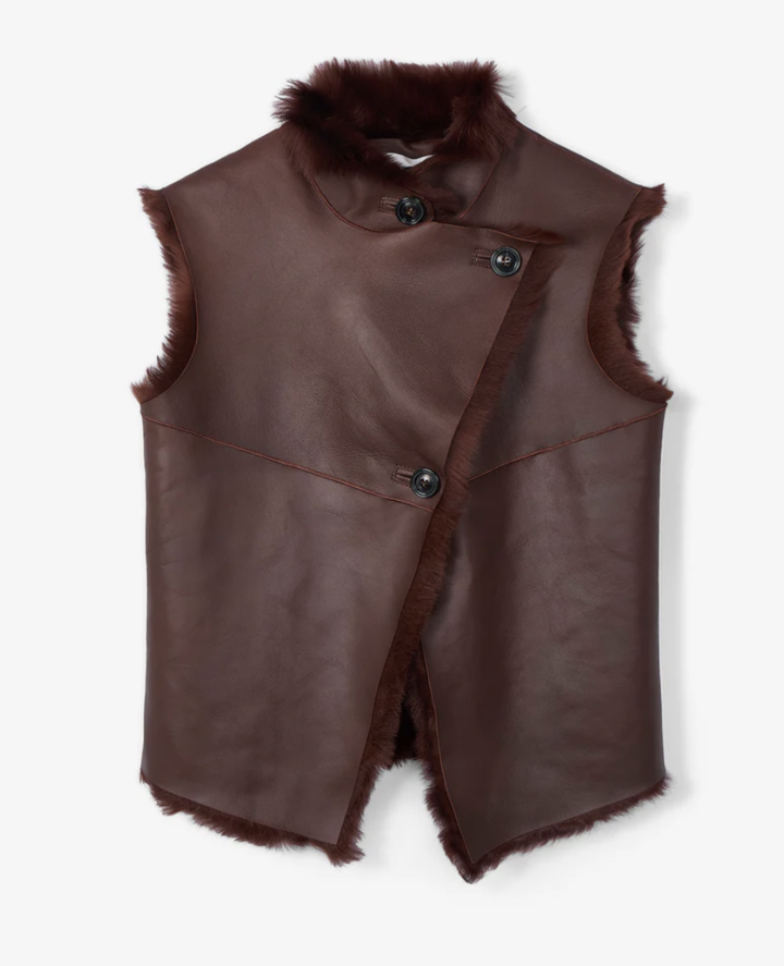 Chaleco de pelo, marcas moda