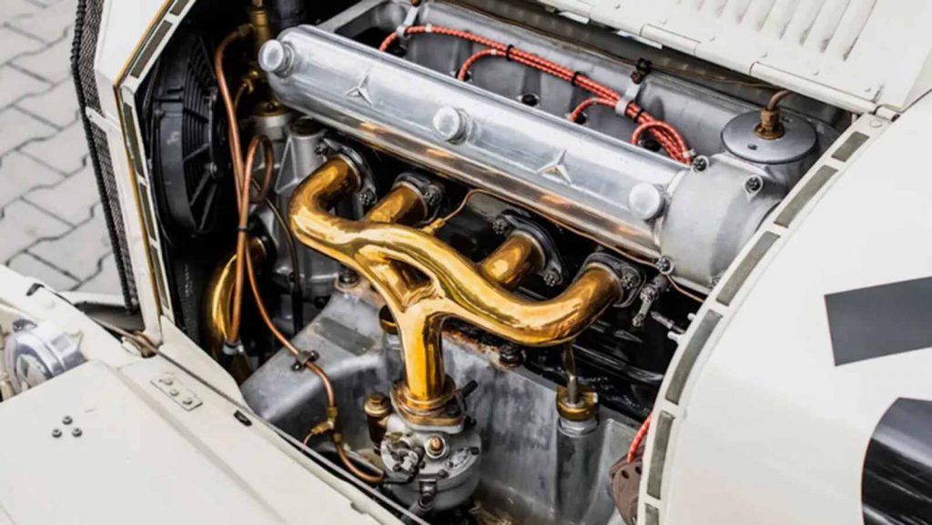 Motor del mercedes a subastar de 1923