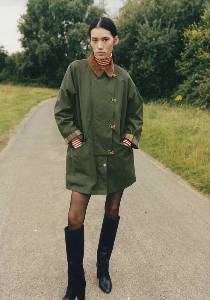 Chaqueta de Barbour larga