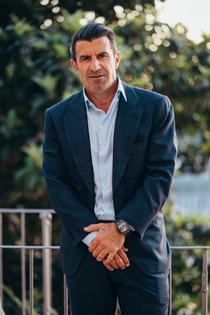 Luís Figo con un Hublot