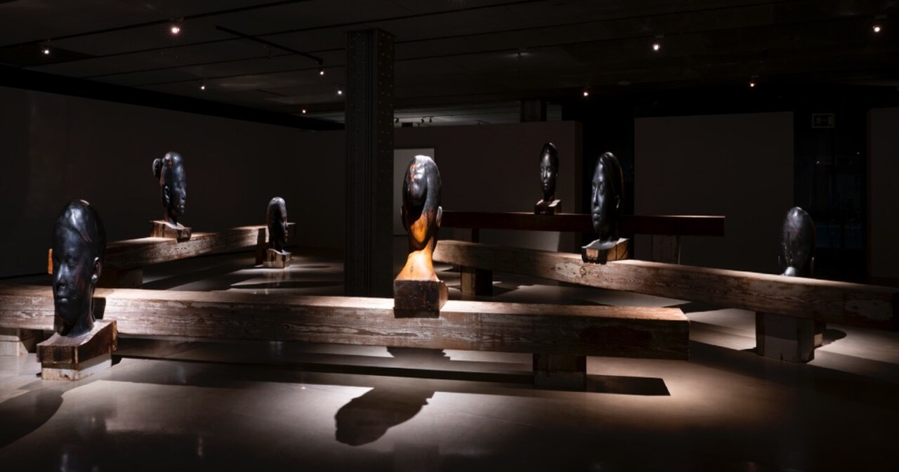 Obra Jaume Plensa en Fundaci&oacute;n Telef&oacute;nica