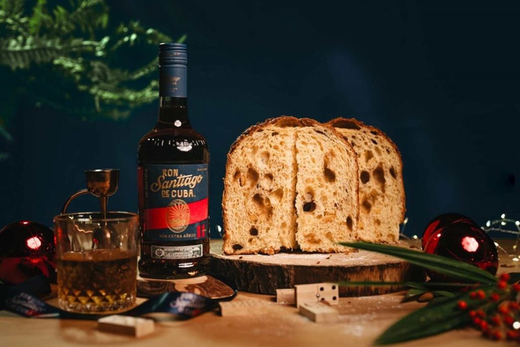 Panettone con Ron Santiago de Cuba