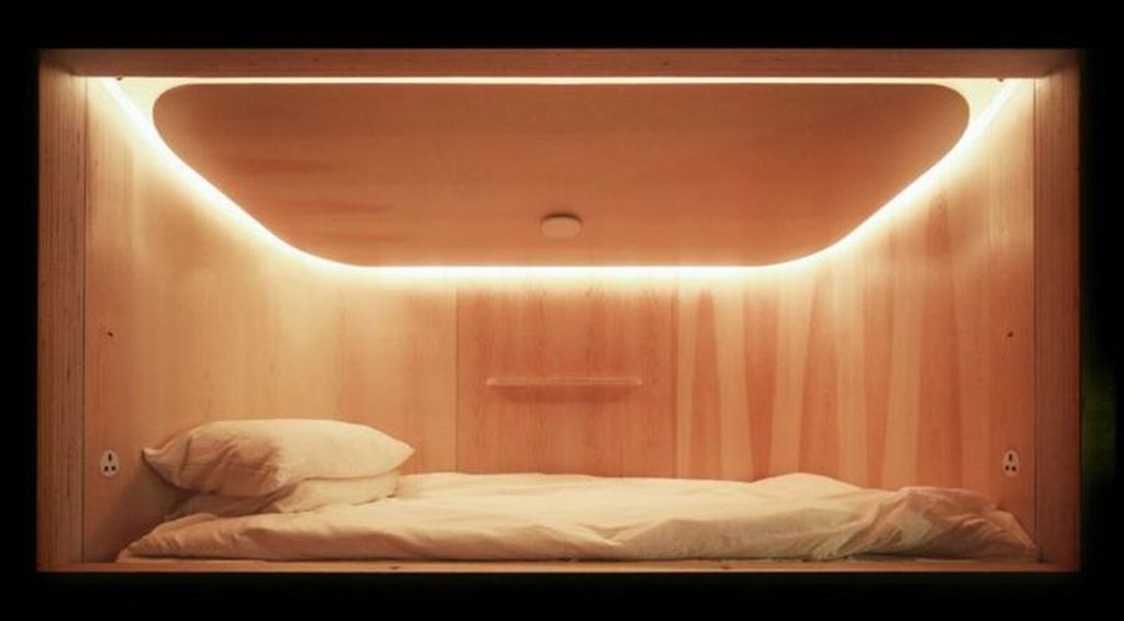 Hoteles C&aacute;psula con cama