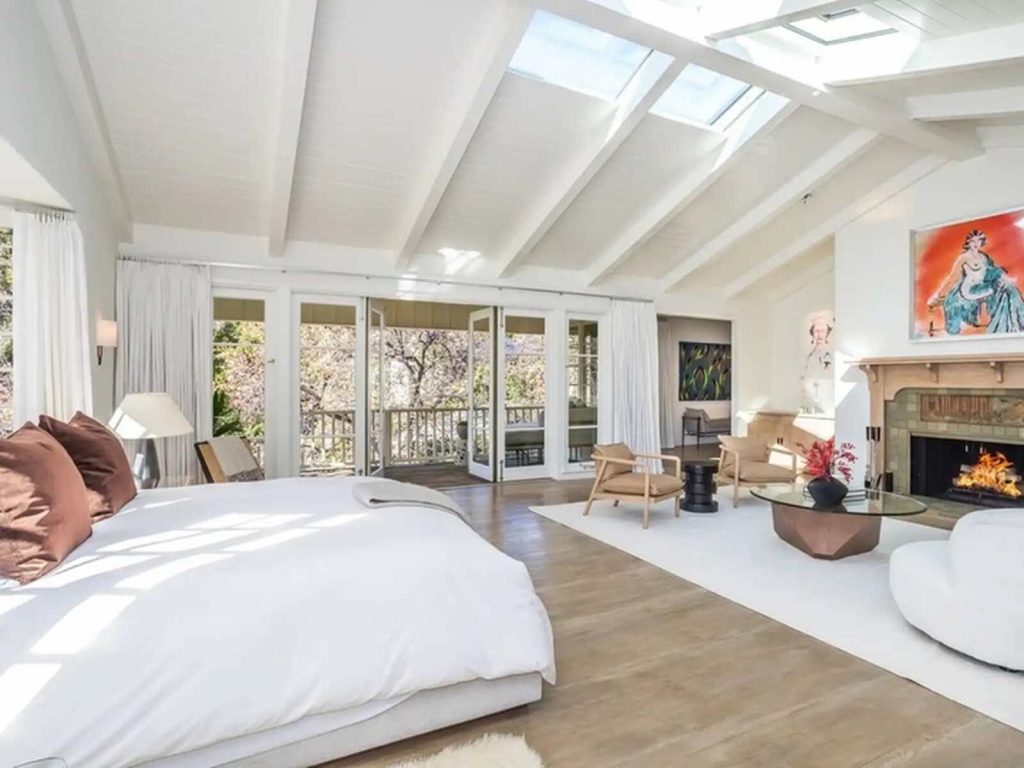 Dormitorio de ka mansi&oacute;n de Jim Carrey
