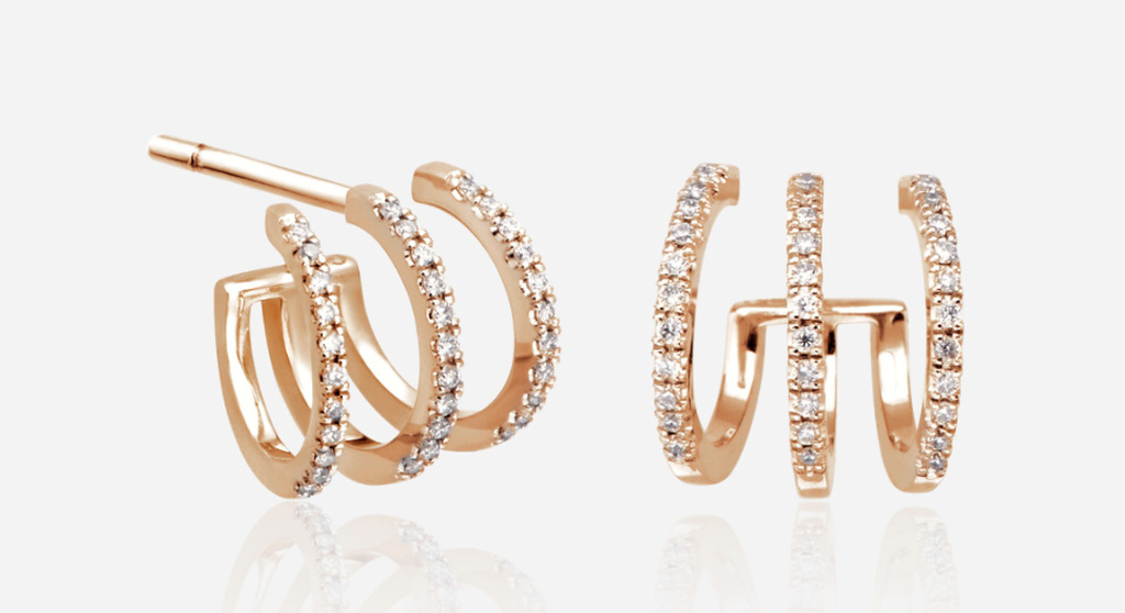 Pendientes diamantes