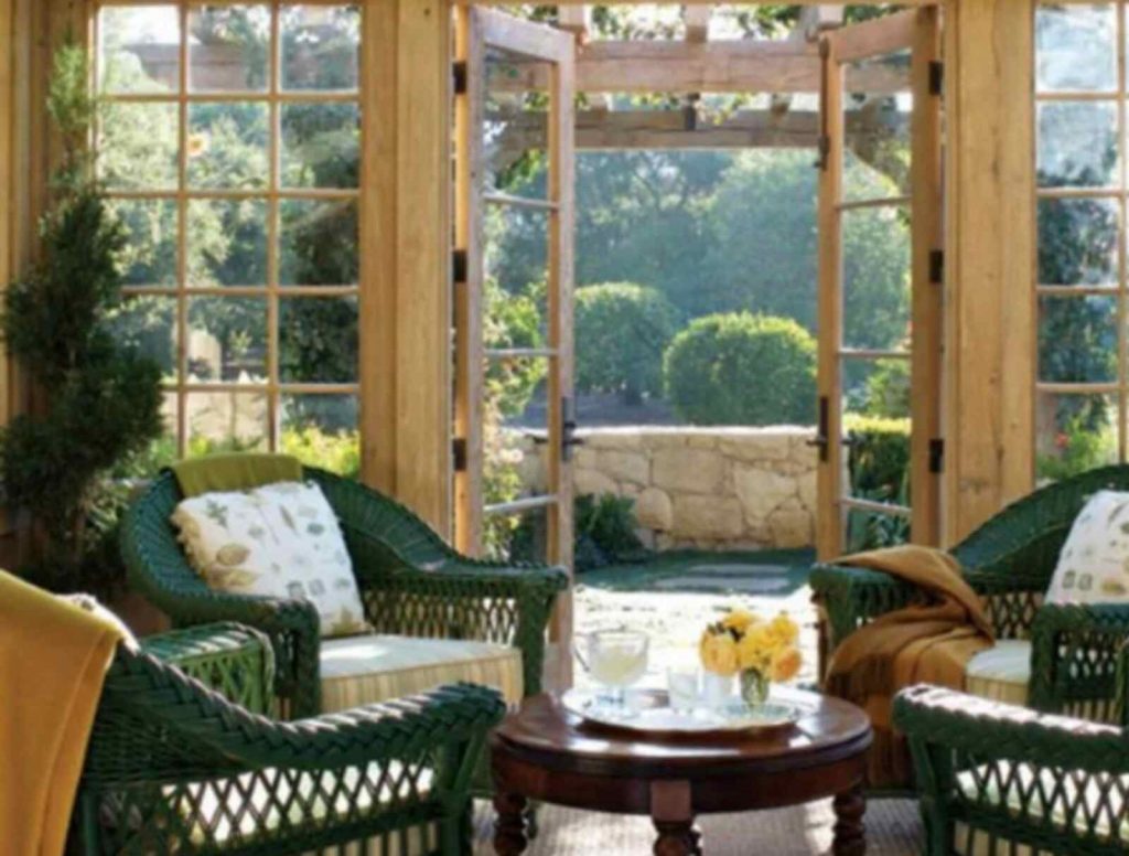 Sala de t&eacute; de una mansi&oacute;n