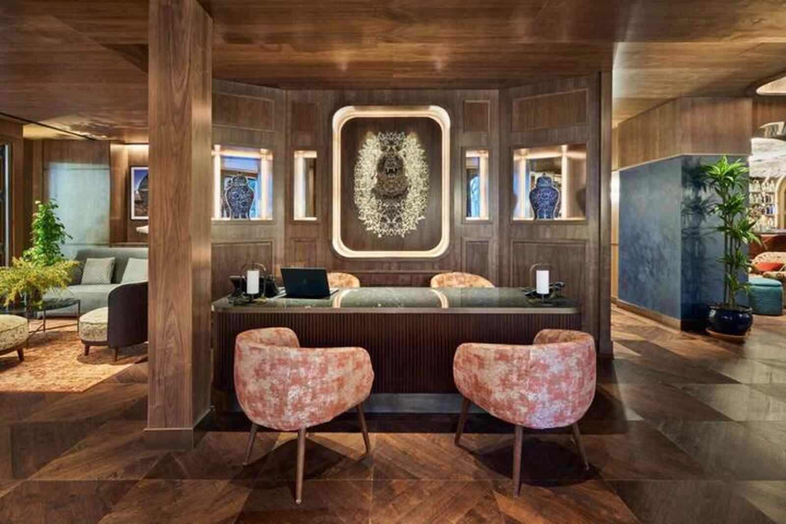 Recepci&oacute;n del Seda Club Hotel de Chiara Ferragni