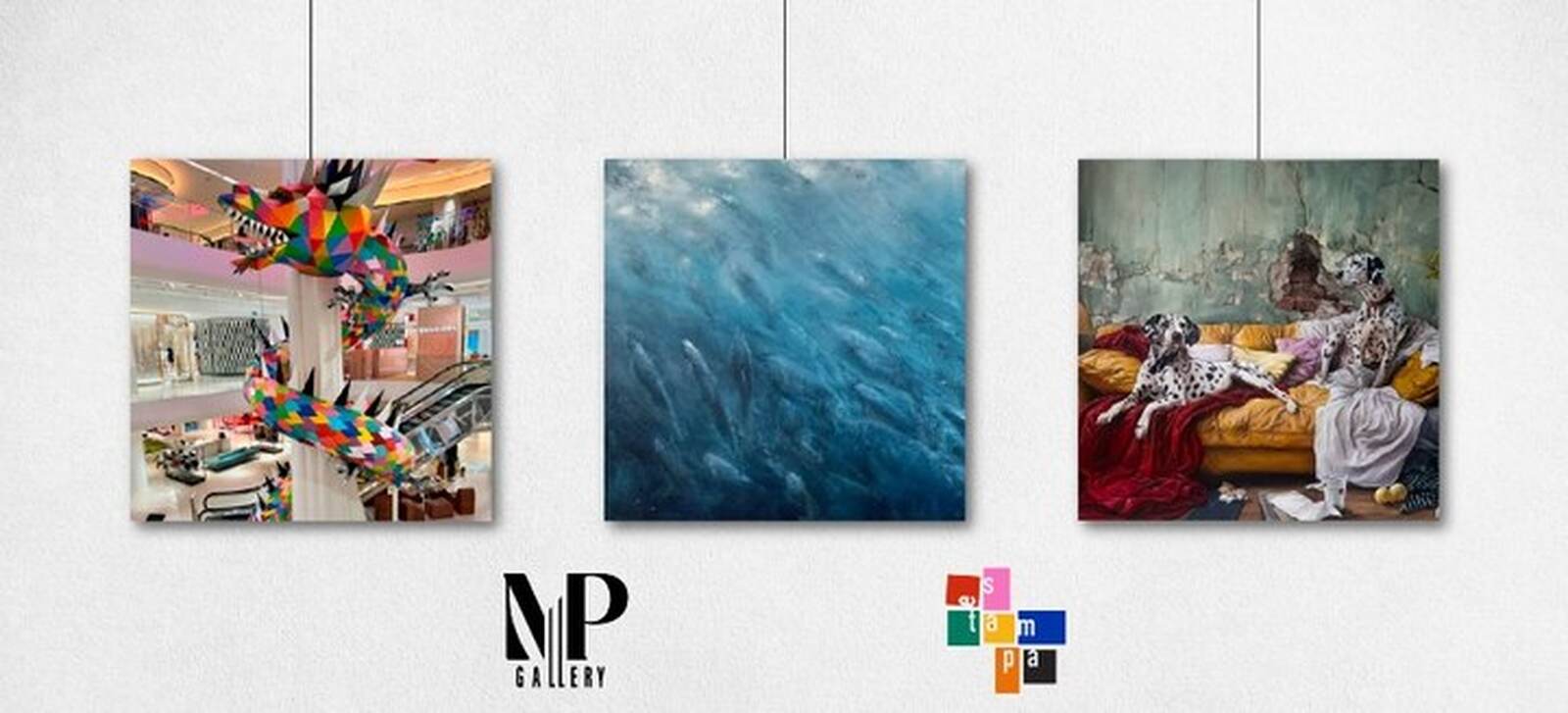 Obras de la galer&iacute;a de Mar&iacute;a Porto