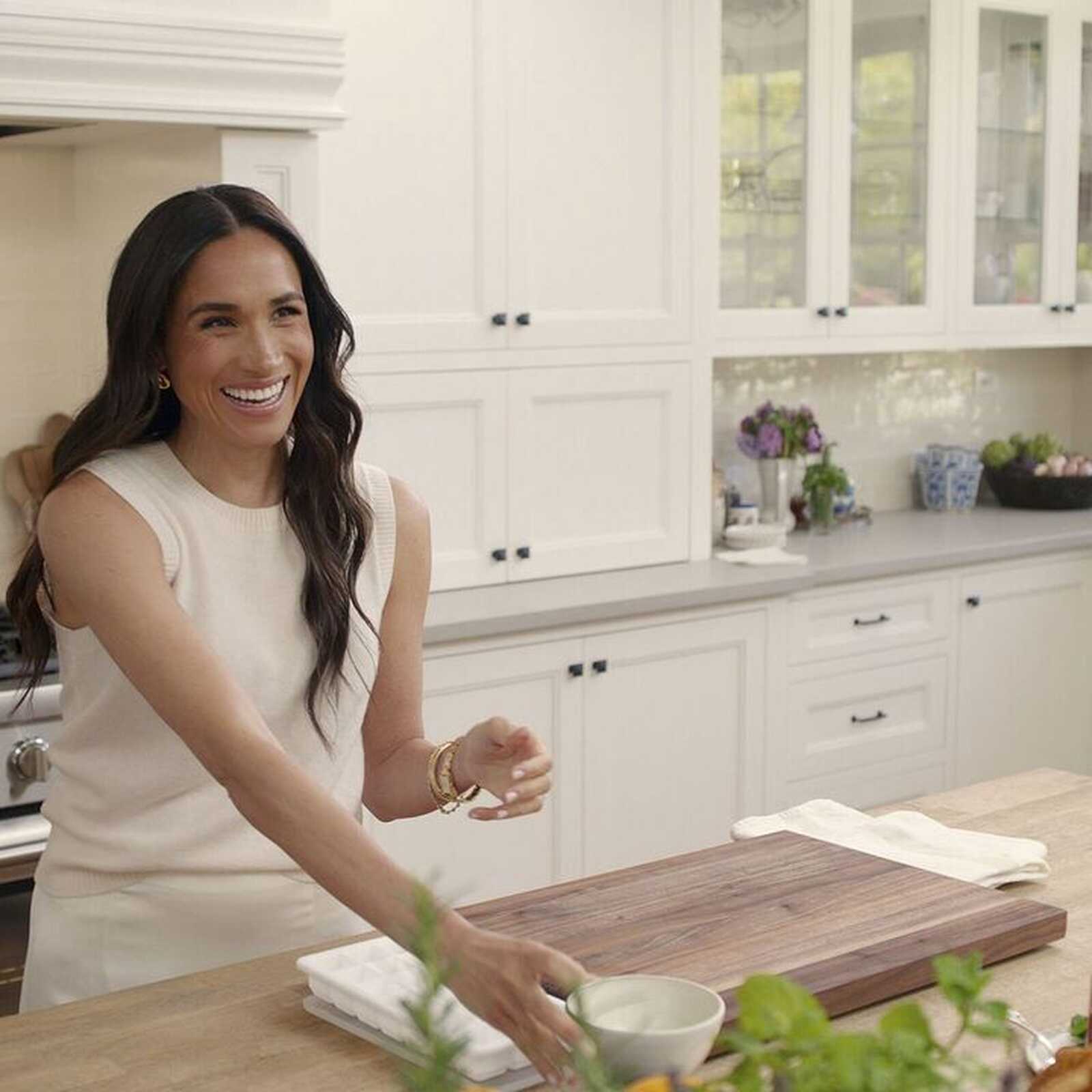 Meghan Markle en la cocina de su reality